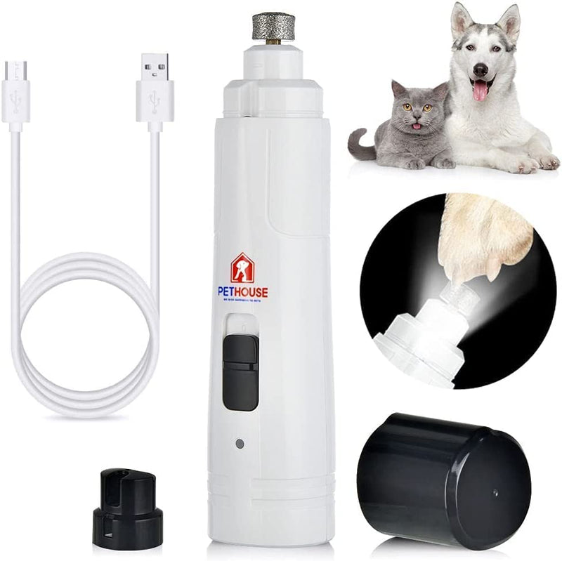 New 2023 Pet Nail Grinder, Upgraded Cat Dog Nail Trimmers with Speed Adjustment, Automatic Pet Claw Grinder for Small Large Cats Dogs Breed Nails - PawsPlanet Australia