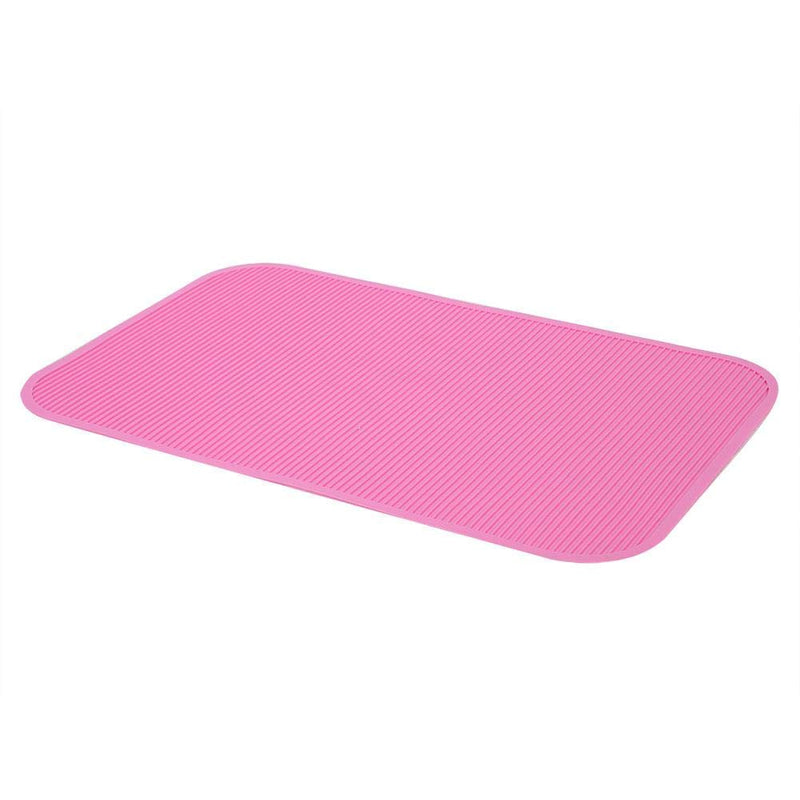 [Australia] - Non-Slip Mat Non-Slip Rubber Mat for Pet Grooming Bathing Training Table(Pink) pink 