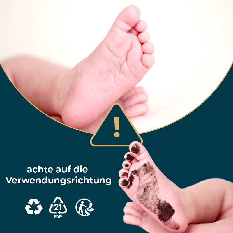 PETSWORLD Paw Print Set | Safe and clean for paws, feet and hands | Unforgettable prints of pets and babies | Includes pen and paper cards - PawsPlanet Australia