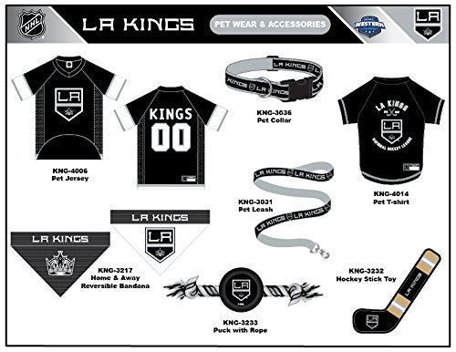 [Australia] - Pets First NHL Los Angeles Kings Leash for Dogs & Cats, Medium. - Walk Cute & Stylish! The Ultimate Hockey Fan Leash! NHL Leashes Medium (4 Ft Long x 0.62 In Width) 