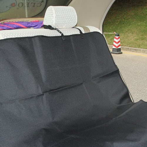 [Australia] - Winipet Pet Mat Seat Cover for Car, Easy to Install and Remove (Black, With Side Protection) 