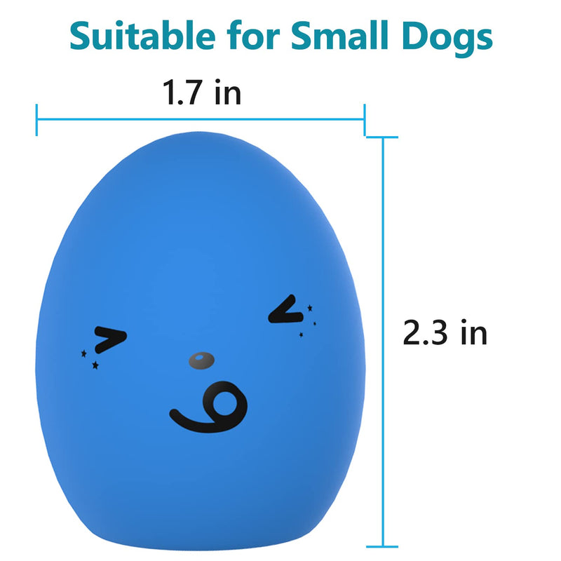 Squeaky Dog Toys, Latex Squeak Dog Ball for Small Pets & Puppies, Soft Rubber Bouncy Interactive Fetch Balls 8 Colors - PawsPlanet Australia