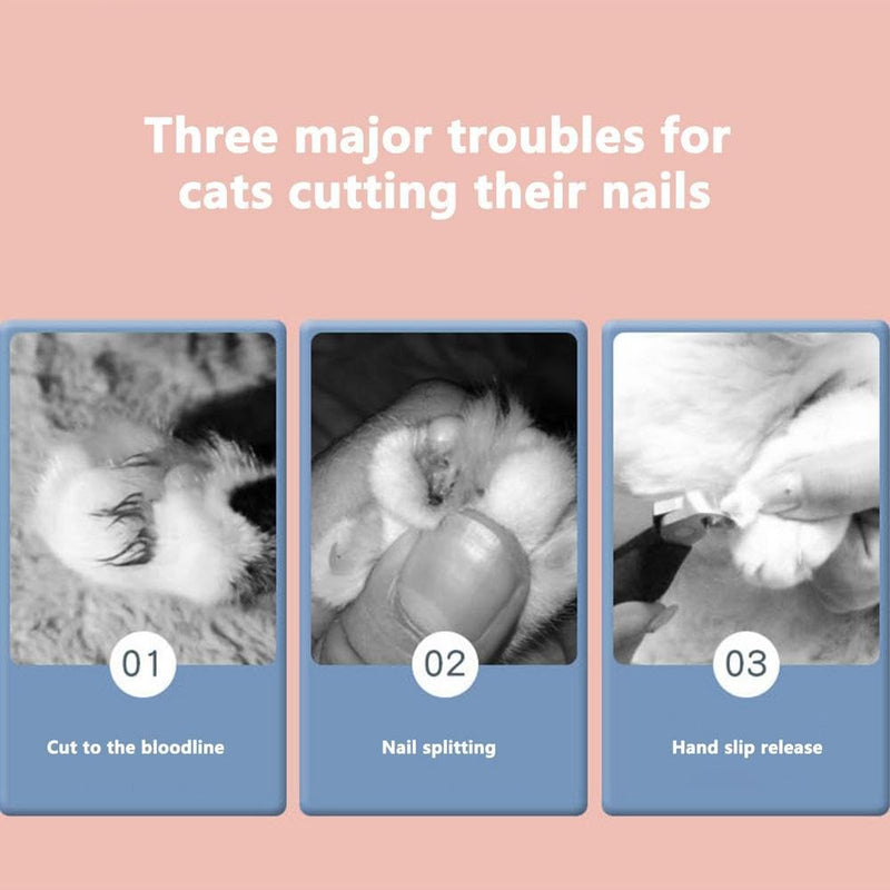 Claw Scissors Cat Nail Clippers Pet Professional Claw Scissors Unique for Dogs Puppies Rabbits and Small Animals (Blue) Blue - PawsPlanet Australia