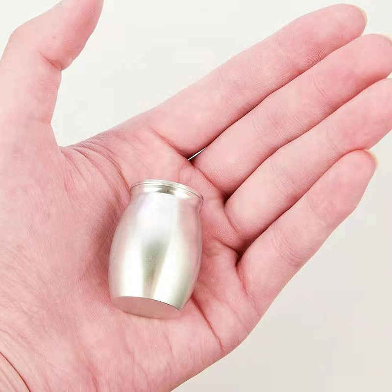 KunBead Jewelry Angel Wing Mini Small Cremation Urns for Human Ashes Adult Holder Urn Mini Keepsake Decorative Memorial - PawsPlanet Australia