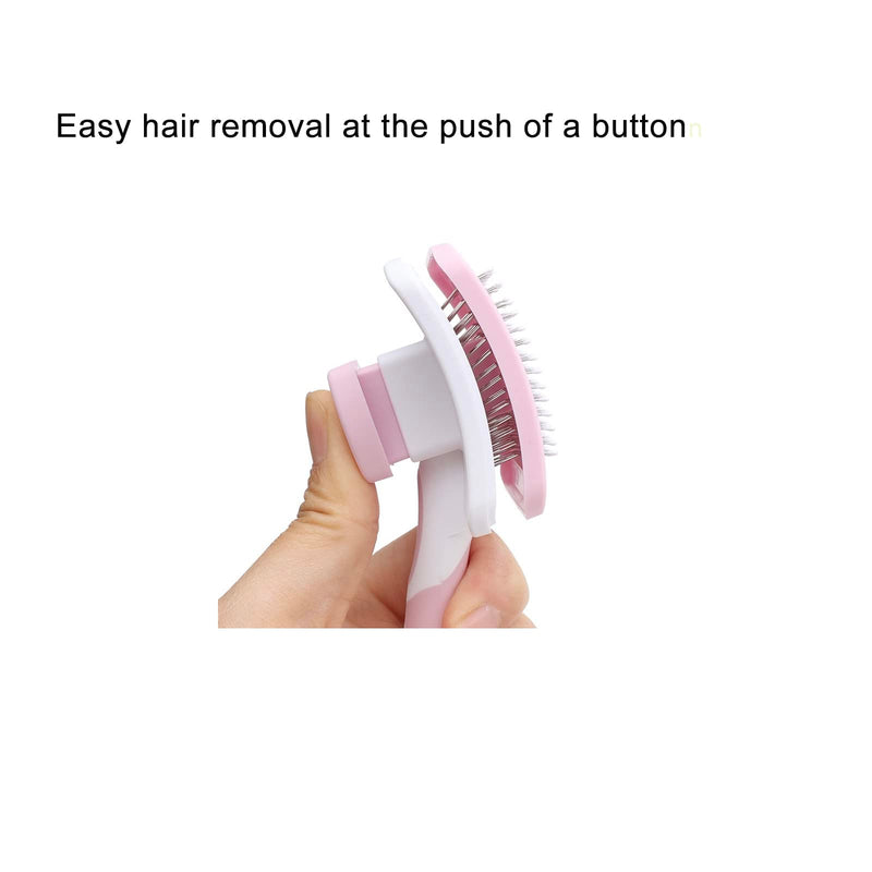 yufana dog brush, cat brush, hair massage brush, pet grooming brush for removing undercoat, loose hair and dirt, suitable for dogs with medium and long hair, cats - PawsPlanet Australia