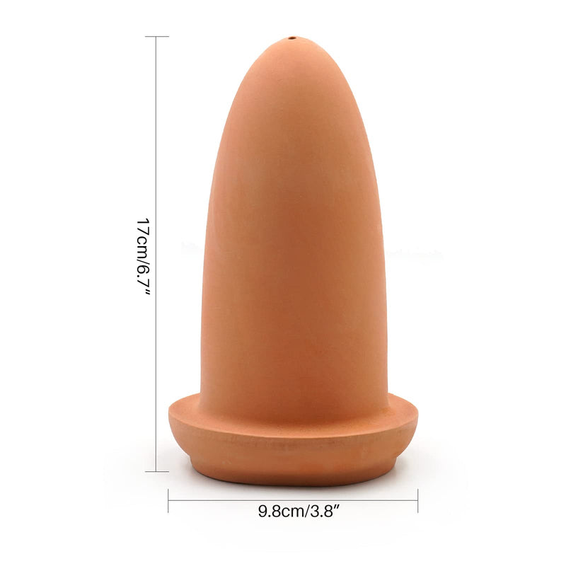 7 Inches Fish Breeding Cone Cave Spawning Slates Ceramic Spawning Breed Cone for Discus Fish and Angelfish Plecos Cichlids Fish Breeding Cones Cave - PawsPlanet Australia