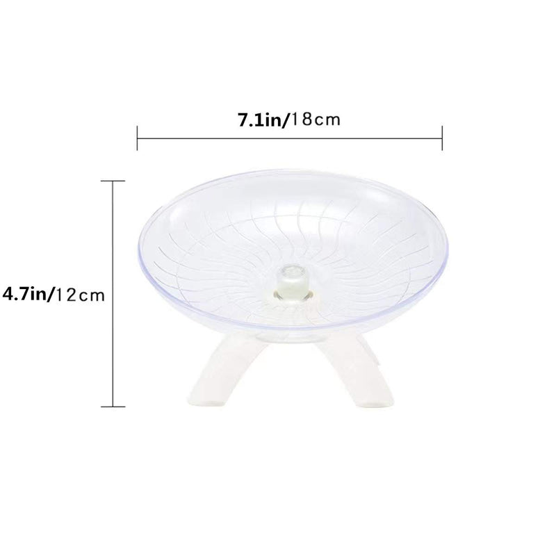 ACEDIVA Hamster Flying Saucer Silent Running Exercise Wheel for Hamsters, Gerbils, Mice,Hedgehog and Other Small Pets Silent Running Wheel Hamster Wheel - PawsPlanet Australia