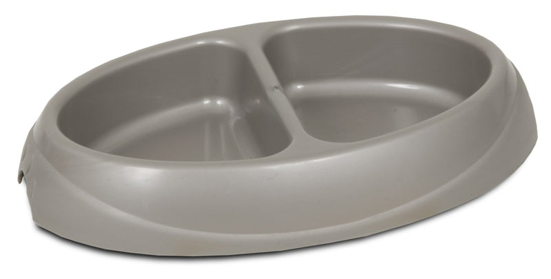 [Australia] - Petmate Ultra Lightweight Double Diner Pet Bowl 1 CUP 