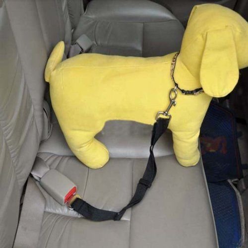 [Australia] - POPBLOSSOM Dog Pet SEATY Seatbelt Adjustable Clip for Car Auto Travel Vehicle (Ships from USA) (Blue) 