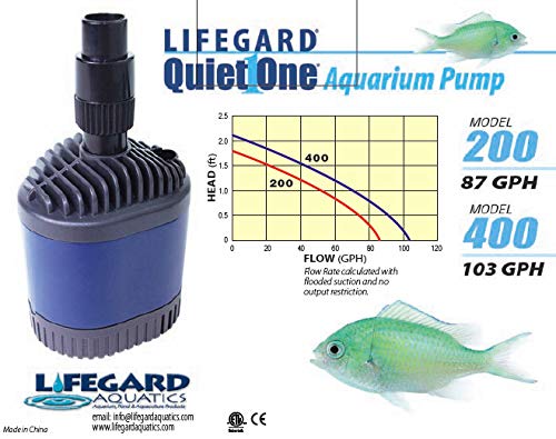 [Australia] - Quiet One Lifegard Aquarium Pump, 53-Gallon Per Hour 