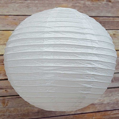 Sopeace 15 Pcs Pcs Cream Gold White Tissue Pom Poms Paper Flowers Paper Lanterns for Birthday Party Decoration - PawsPlanet Australia