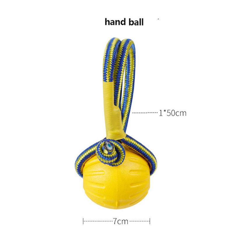 MoonZD Dog Toy,Rope-Ball Pet Toys,Durable Rubber Ball,Lightweight,Interactive Toys Outdoor,Indestructible Dog Chew Toy,Floats on Water–Great for Beach and Pool,Professional Dog Training Equipment - PawsPlanet Australia