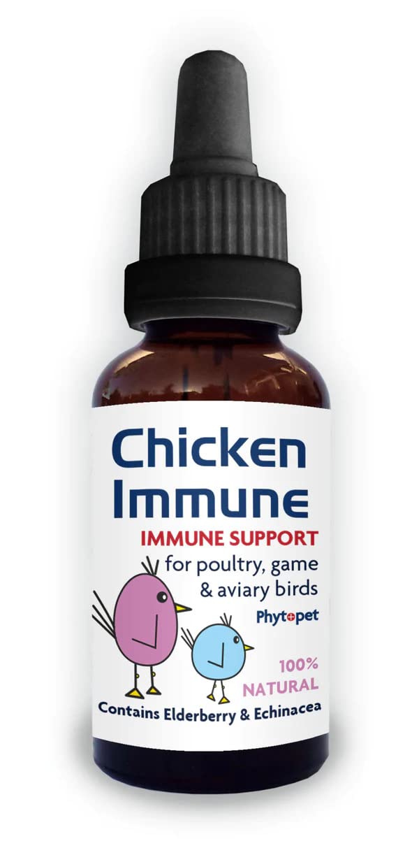 Farm and yard remedies Phytopet Chicken Immune | 100% Natural Herbal Remedy | Helps Supports and Strengthen The Immune System | For Chickens, Birds | 50ml | - PawsPlanet Australia