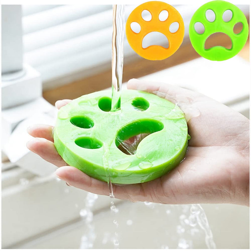 NC Pet Hair Remover 4 Pieces, Pet Hair Remover Washing Machine & Lint Filters, Removes Fur in Washing Machine and Dryer, Environmentally Friendly and Reusable + 10 Laundry Balls - PawsPlanet Australia