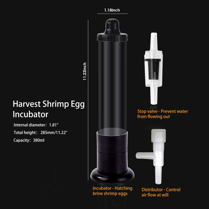 NEWCOMDIGI Brine Shrimp Eggs Incubator, Hatchery for Artemia Eggs, Live Artemia Cysts Hatchery Kit, DIY Aquarium Fish Tank Hatch Tool for Fish Food 4 PCS Set - PawsPlanet Australia