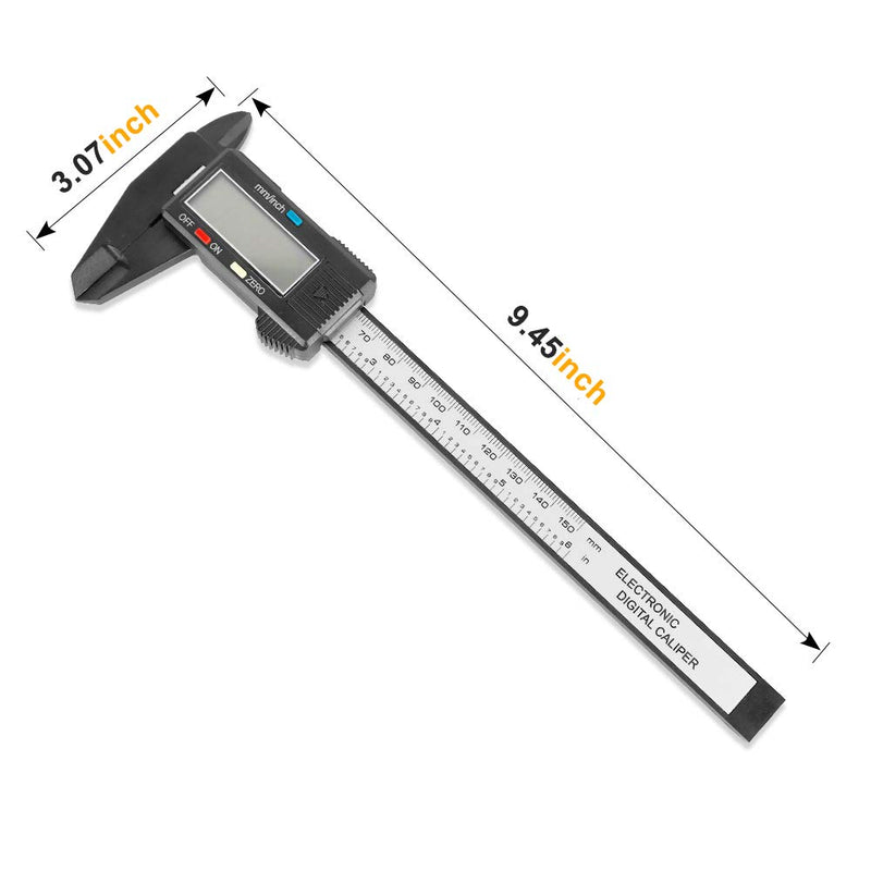 Digital Caliper, Sangabery 0-6 inches Caliper with Large LCD Screen, Auto - Off Feature, Inch and Millimeter Conversion Measuring Tool, Perfect for Household/DIY Measurment, etc - PawsPlanet Australia