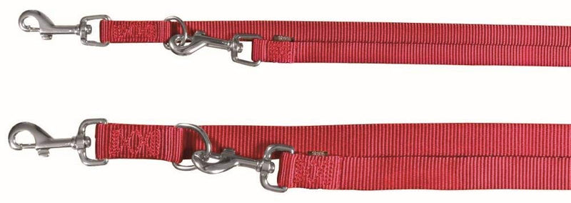 TRIXIE adjustable dog leash, red, Small/Medium Small / Medium - PawsPlanet Australia