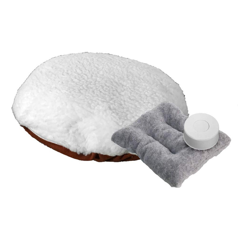 Heartbeat Pillow Chocolate and White - PawsPlanet Australia