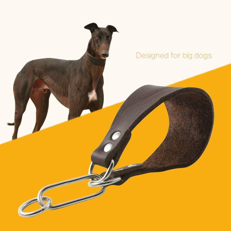 Tineer Dog Collar Leather Adjustable Pet Collars Small Neck Greyhound Whippets Dogs Leather Personalized Studded Pet Collar - PawsPlanet Australia