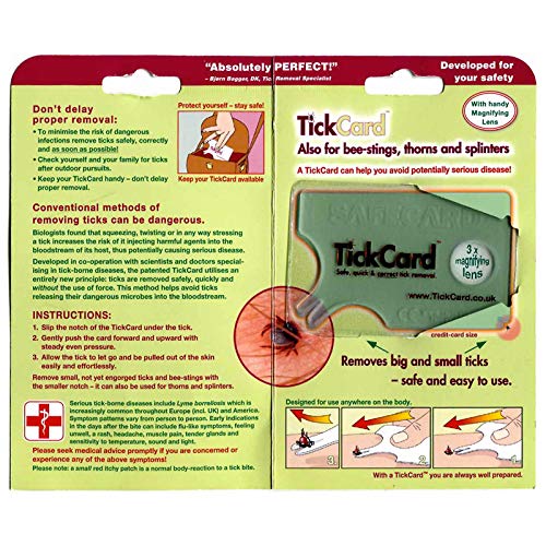 TickCard Tick Remover Fits into Your Wallet - PawsPlanet Australia