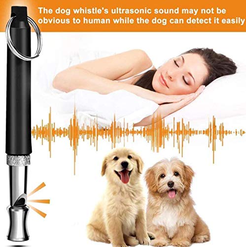 QUUPY Ultrasonic Dog Whistles with Clicker to Stop Barking Adjustable Tone Ultrasonic for Dog Training - PawsPlanet Australia