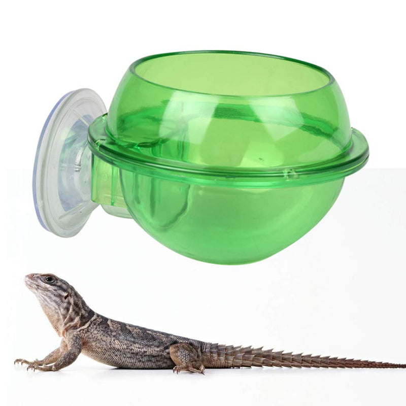 Balacoo 2PCS Suction Cup Reptile Feeder Anti-Escape Reptile Food Bowl For Tortoise Gecko Snakes Chameleon Iguana - PawsPlanet Australia