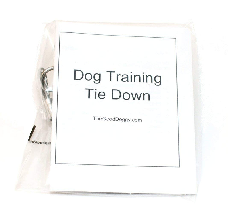 [Australia] - Dog Training Tie Out Cable, 3 Ft Begging Jumping Destructive Chewing Housetraining Counter Surfing Teething Puppy Potty Training Tether Chew Proof Cable Tie-down only 