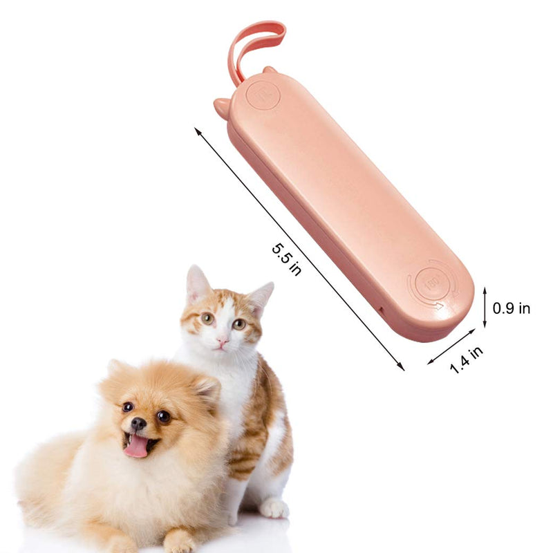 Luccalily Cat Brush for Shedding and Grooming, Dematting Comb for Dogs, Pet Deshedding Brushes for Short Long Matted Hair Pink - PawsPlanet Australia