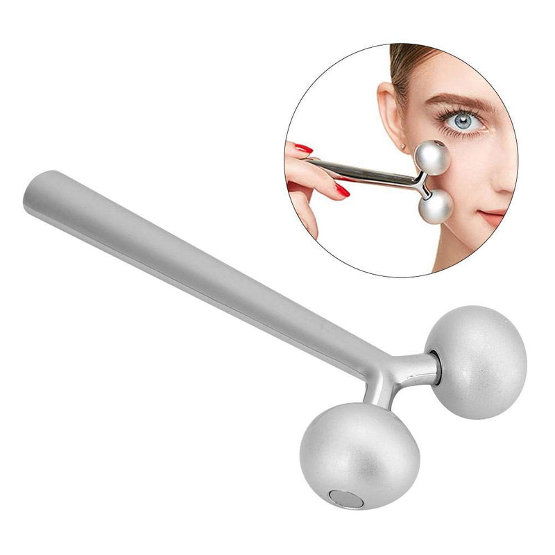 Household 3D Face Roller Y Shape Face Lifting Massager, Handheld Portable Wrinkle Removal Face Shaping Massage Instrument - PawsPlanet Australia