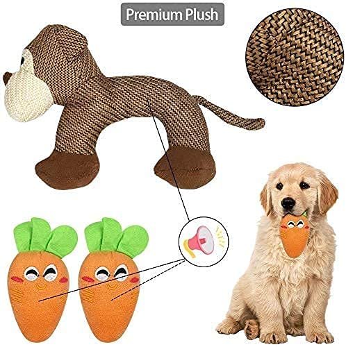 Dog Chew Toys, Puppy Toys for Small Dogs, 7 Pack Small Dog Toys, Cute Calf Squeaky Toys for Dogs, Durable Puppy Teething Toys, Chew Toys for Puppies, Non-Toxic and Safe - PawsPlanet Australia