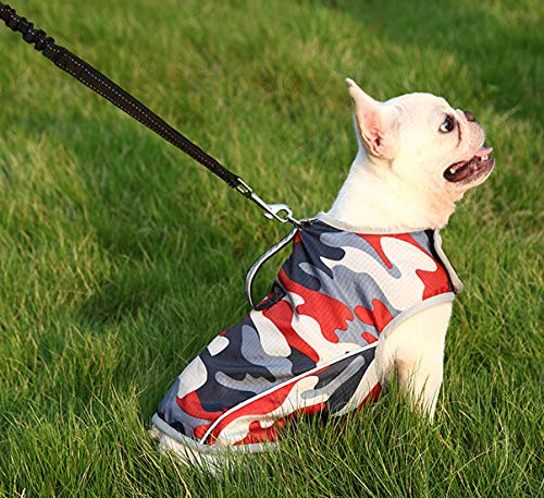 WINBATE Adjustable Dog Anxiety Jacket- Keep Calmig Vest Reflective Thunder Shirt with D-Ring and Training Handle for Dogs，Camouflage S - PawsPlanet Australia