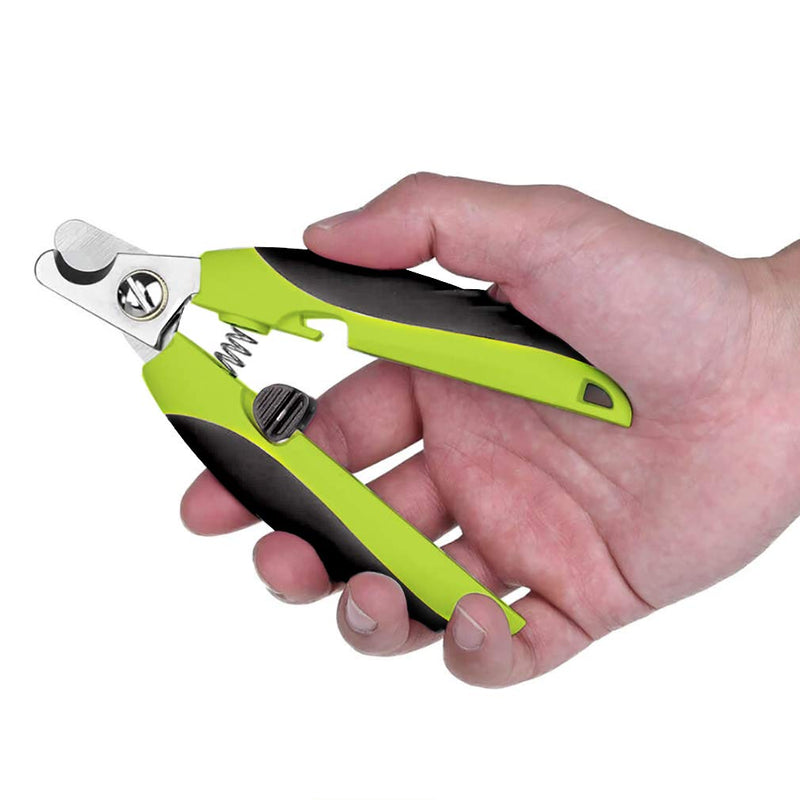 [Australia] - SuReady Dog Nail Clippers - Pet Nails Trimmer for Dogs or Cats with Safety Guard to Avoid Over-Cutting, Free Nail File & Lock Switch, Sturdy Non-Slip Handles 