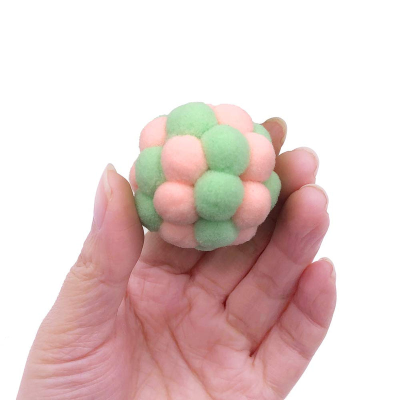 [Australia] - CatYou Cat Ball Toys with Bell, Pack of 4 Cat Pompom Ball Interactive Toys 