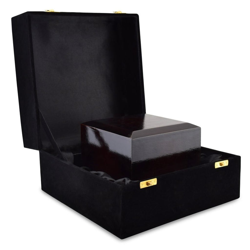 Cherished Urns Coverack Casket With Plinth Pet Cremation Urn - PawsPlanet Australia