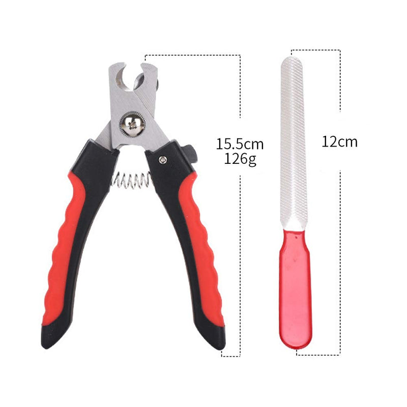 [Australia] - Luck Dawn Cat Nail Clippers, Professional Stainless Steel Kitten Nail Scissors with Safety Guard to Avoid Overcutting Large Style 05 