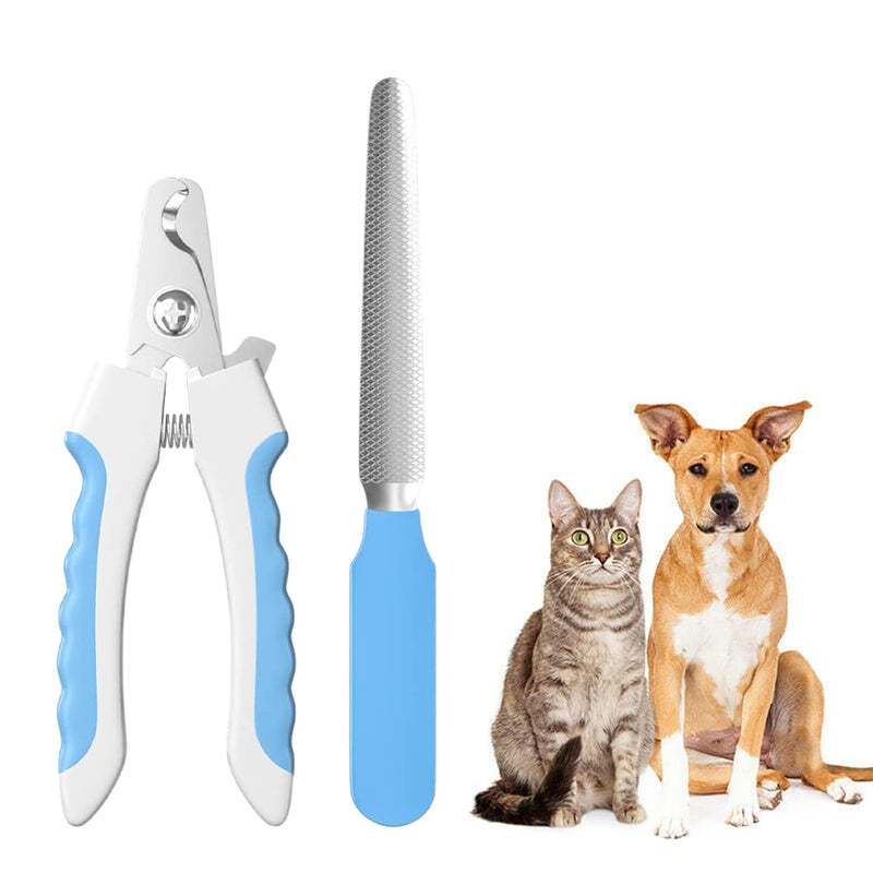 QEEROYO Pet Nail Clippers and Nail File, Pet Nail Clippers, Dog Claw Scissors, Dog Claw Clippers, Dog Nail Clippers, Professional Pet Trimmer, Pet Claw Scissors for Dogs - PawsPlanet Australia