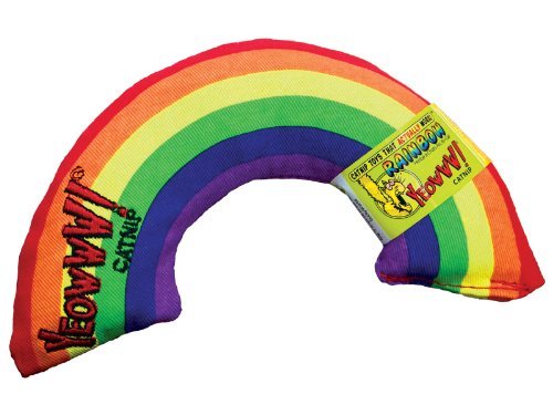 YEOWWW! Catnip Toy Variety Pack Cigar & Banana & Rainbow Made in USA 2 pack - 6 toys - PawsPlanet Australia