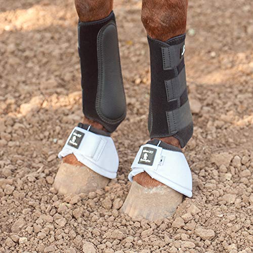 [Australia] - Classic Rope Company No Turn Horse Bell Boot w/Kevlar White M 