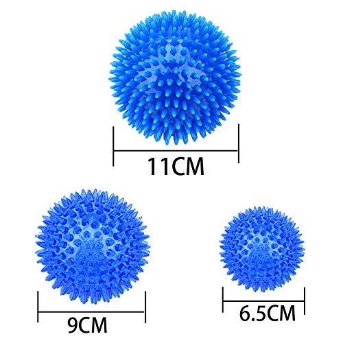 shadiao Dog Toy Sounding Bouncy Ball Dog Molar Cleaning Teeth Bite Resistant Ball Spiky Ball for Dog Pet Supplies Large Random Color - PawsPlanet Australia