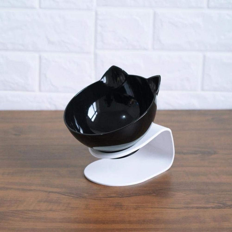 VieVogue Cat Double Food Bowl Pet Food Bowl with Raised Stand Pet Feeding Bowl Perfect for Cats and Small Dogs (Single bowl) Single bowl - PawsPlanet Australia