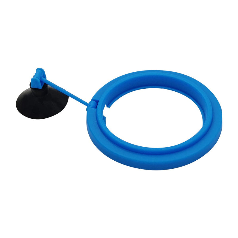 1 Pcs Fish Feeding Ring Floating Food Feeder Circle with Suction Cup Easy to Install Aquarium Round - PawsPlanet Australia