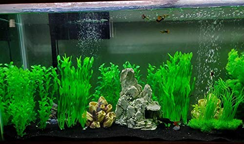 BEGONDIS 14 PCS Artificial Seaweed Water Plants for Aquarium, Plastic Fish Tank Plant Decorations - PawsPlanet Australia