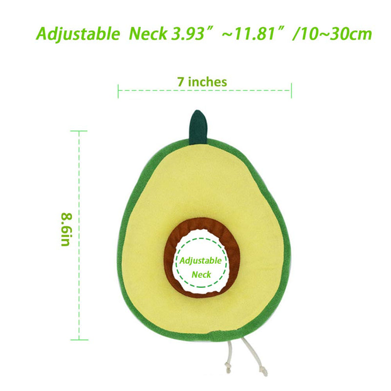 Yufiova Adjustable Cat Recovery Collar -Cute Avocado Neck Cone for Cat’s Head Wound Healing Protective Cone After Surgery Elizabethan Collars for Pets,Soft Edge E-Collar for Kitten and Cats… - PawsPlanet Australia