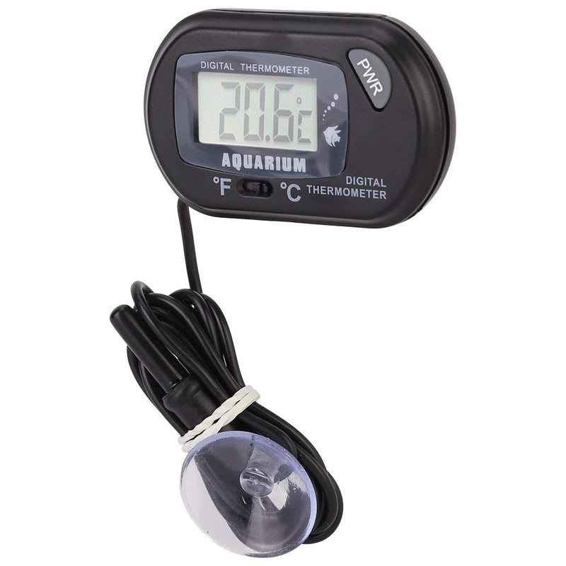 Pssopp Aquarium Thermometer Digital LCD Fish Tank Water Thermometers Reptile Terrarium Temperature Gauge for Vehicle Reptile Terrarium Fish Tank Refrigerator, -50℃∽ 70℃ - PawsPlanet Australia