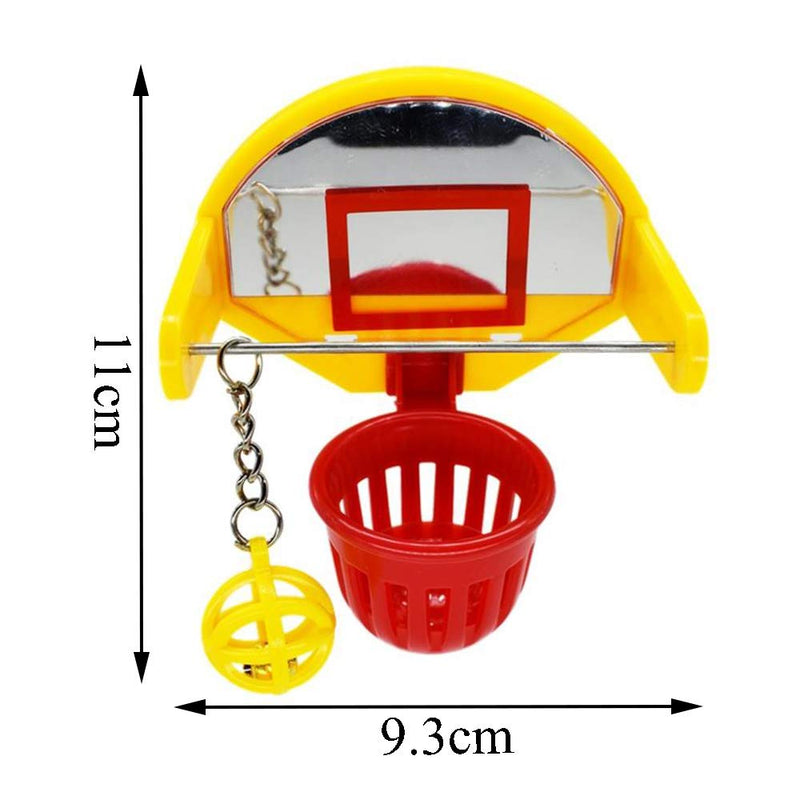 N\A Bird Training Toy, Parrot Basketball Toy, Mini Basketball Toy, Parrots Cage Toy for Budgie Parakeet Canary - PawsPlanet Australia