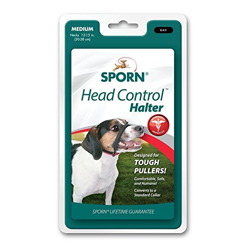 SPORN Head Dog Halter,Black Medium - PawsPlanet Australia