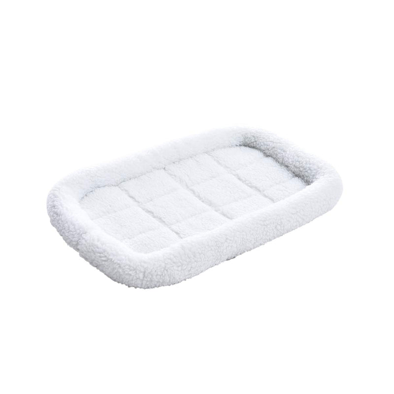 Amazon Basics Faux-Sherpa Padded Bolster Pet Bed 22-inch - PawsPlanet Australia