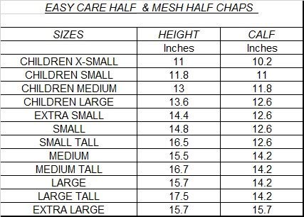 Dublin Easy Care Mesh II Half Chaps Large Black - PawsPlanet Australia