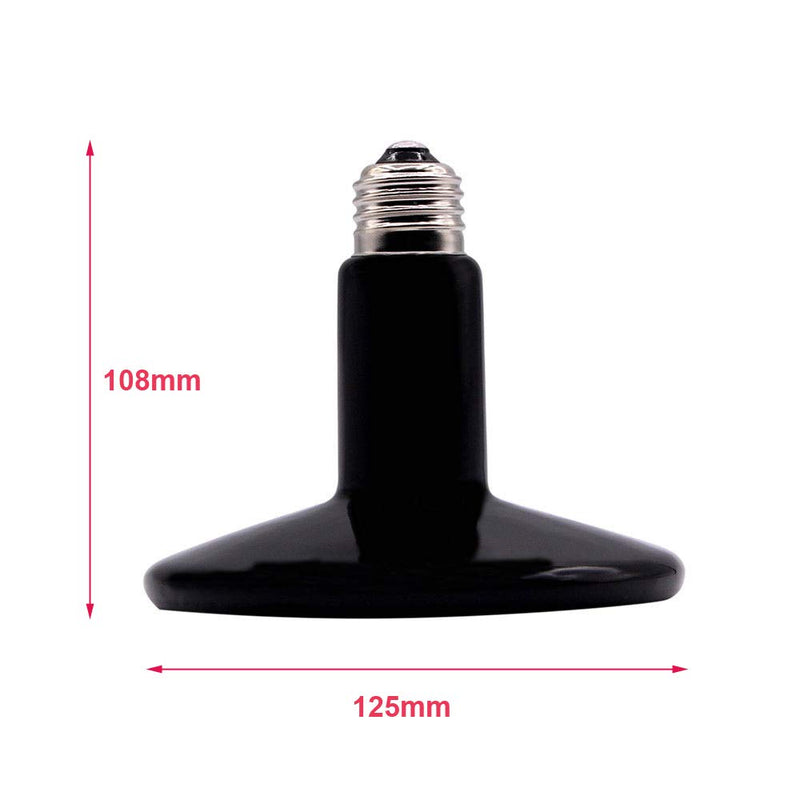 [Australia] - 250W Reptile Heat Lamp Pet Infrared Ceramic Heater Emitter Appliances Lamp 