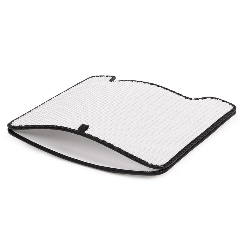 CanadianCat Company | Cat litter box mat cat litter mat white - underlay cat mat - waterproof double collection layer | approx. 53 x 45 cm - PawsPlanet Australia
